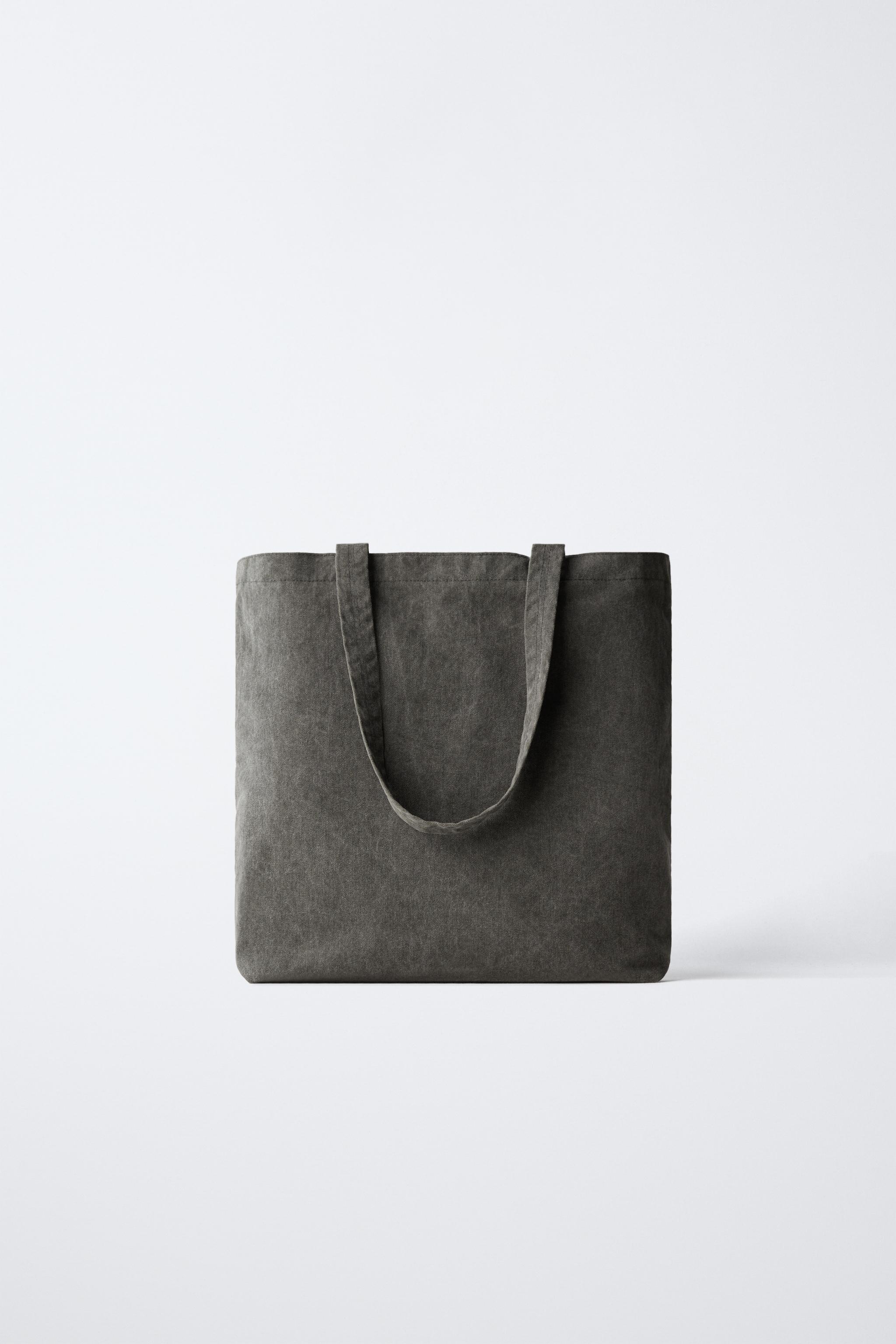 SAC SHOPPER EN DENIM AVEC ÉTOILE